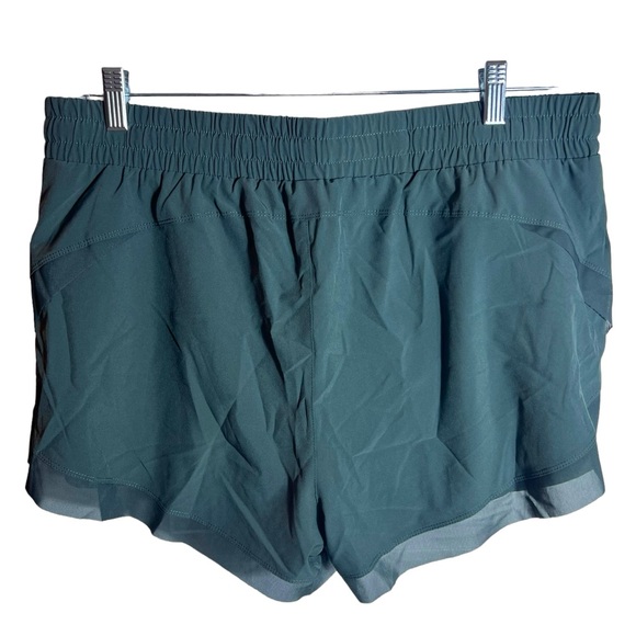 Halara Mid Rise Drawstring Contrast Mesh 2-in-1 Flowy Running Shorts 5'', XL - Picture 7 of 10